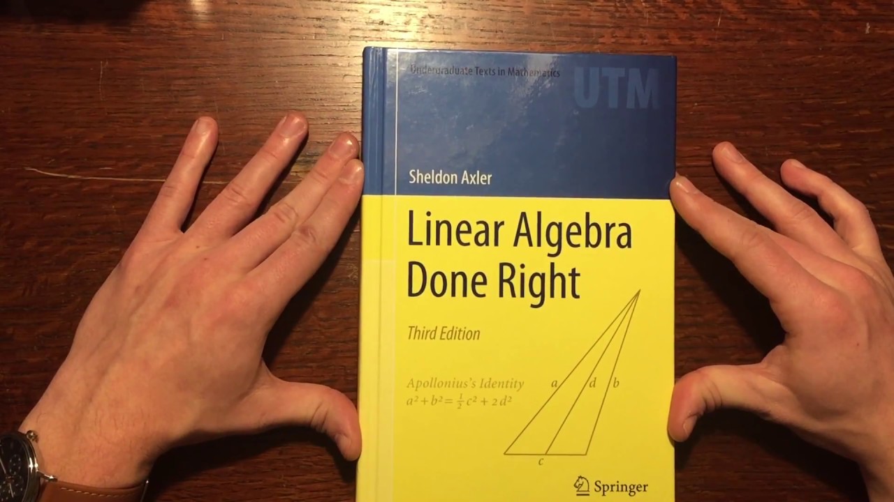 Linear Algebra Done Right Book Review