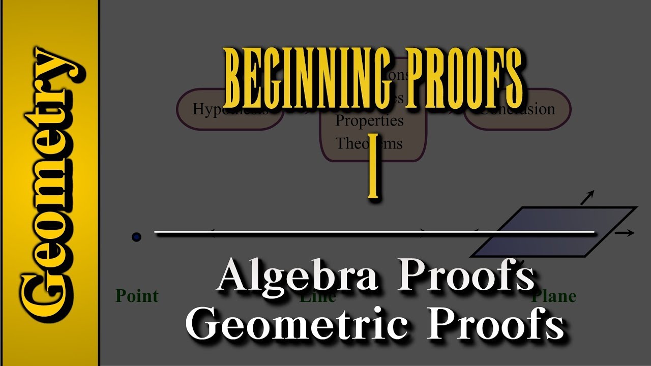 Geometry: Beginning Proofs (Level 1 of 3) | Algebra Proofs, Geometric Proofs