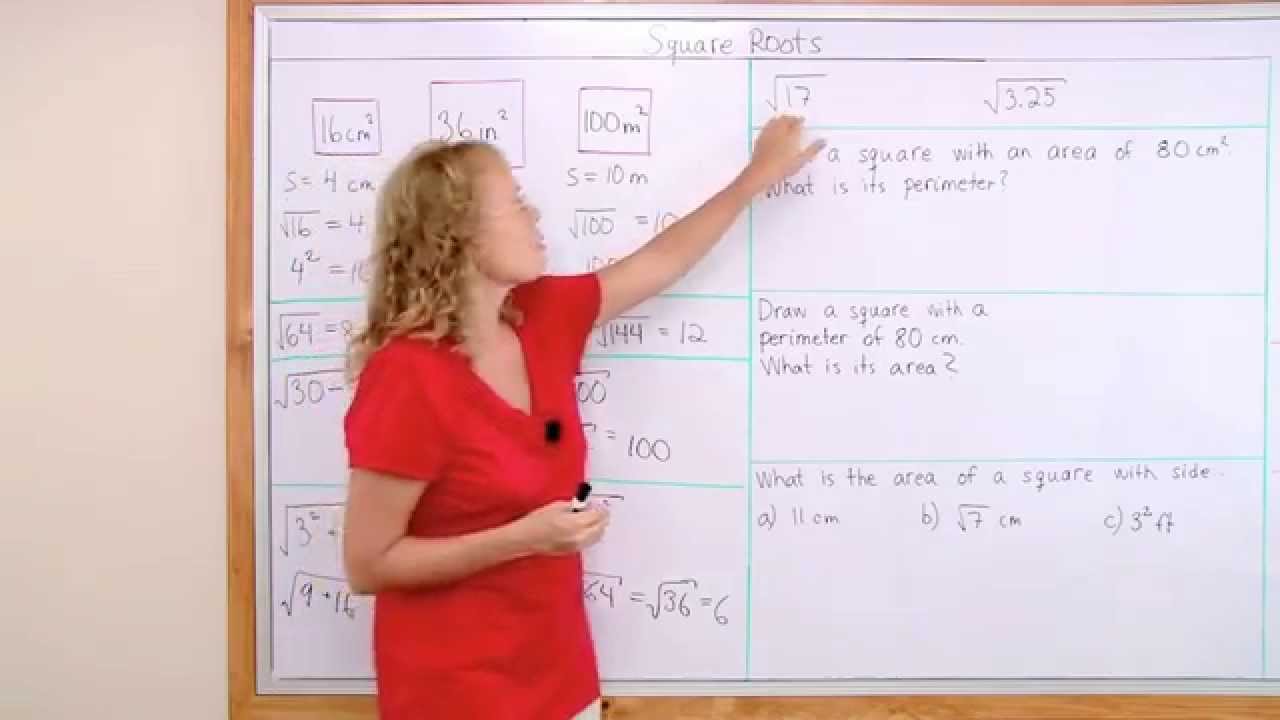 Learn Square Roots: Beginner Lesson (Pre-algebra)