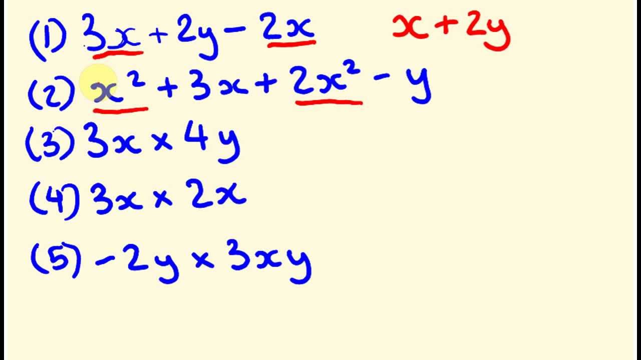 Algebra Introduction - the basics