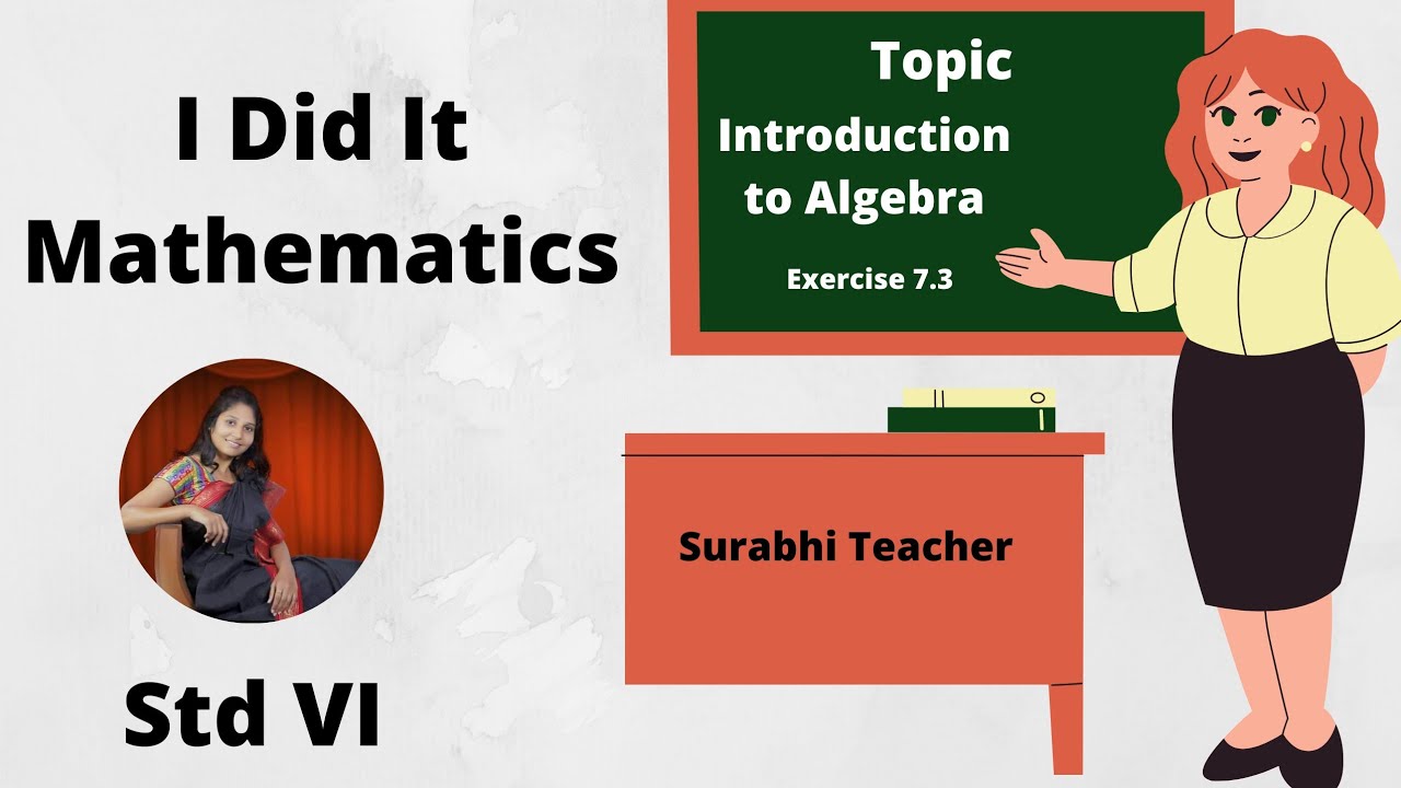 Introduction to Algebra|Exercise 7.3|#Exercise 7.3#grade 6