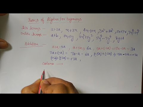 Basics of algebra for beginners (part 1)