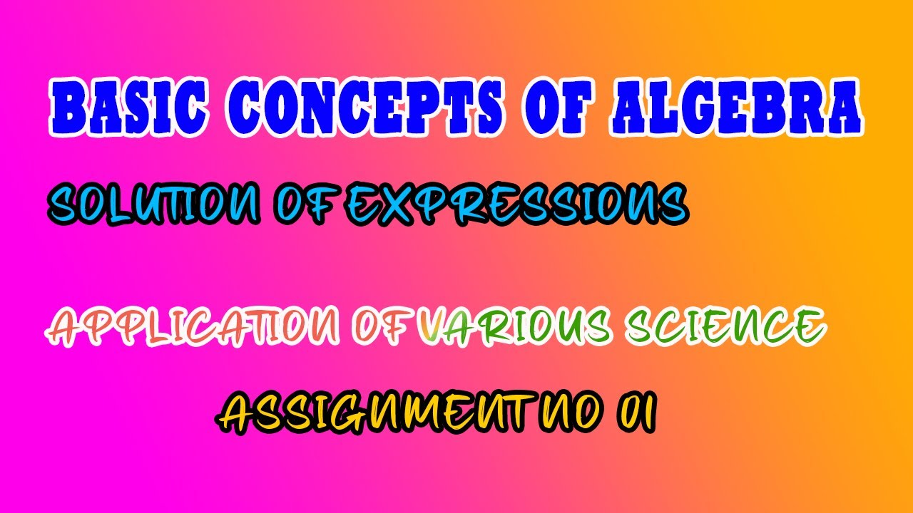 Algebra 1 | Algebra 2| Algebra for beginners| math