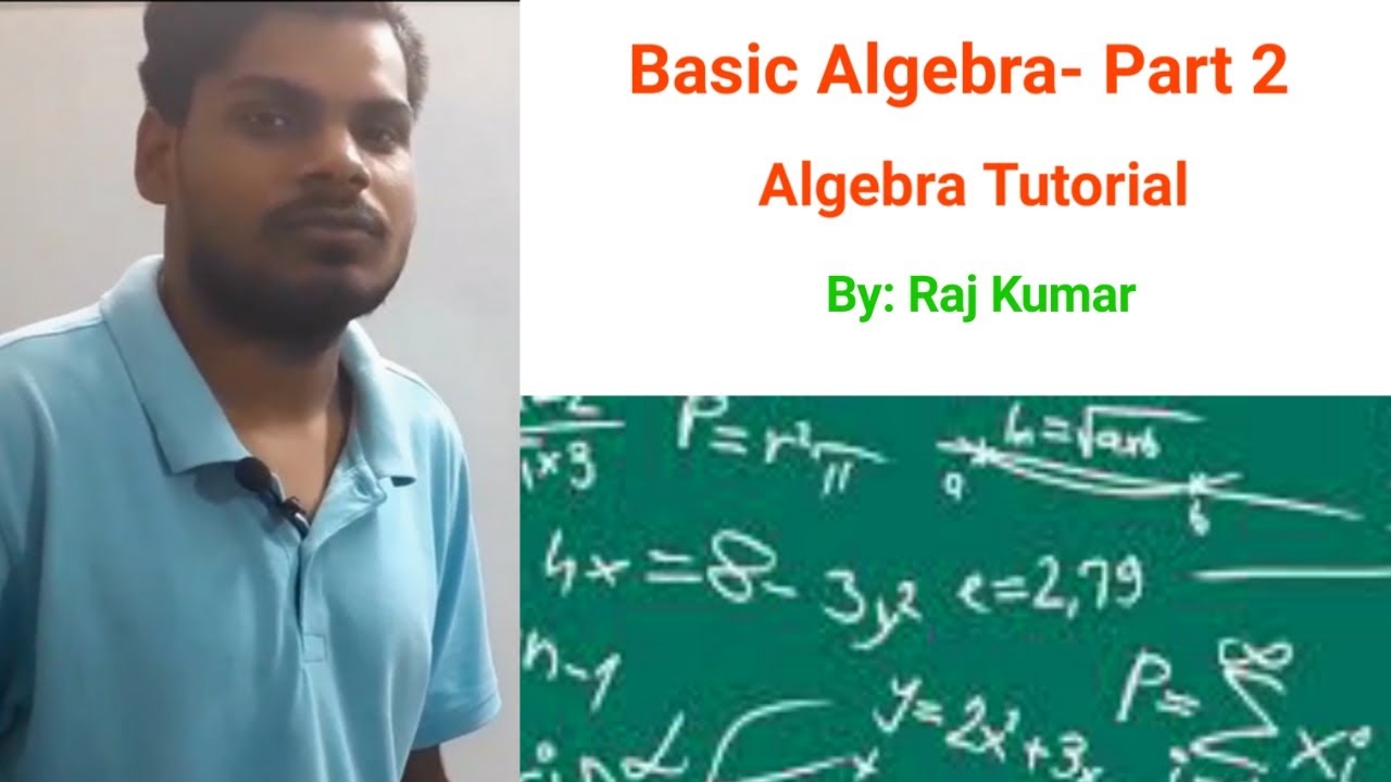 Algebra Basic Tutorial - Part 2!! algebra tutorial for beginners #mathematics