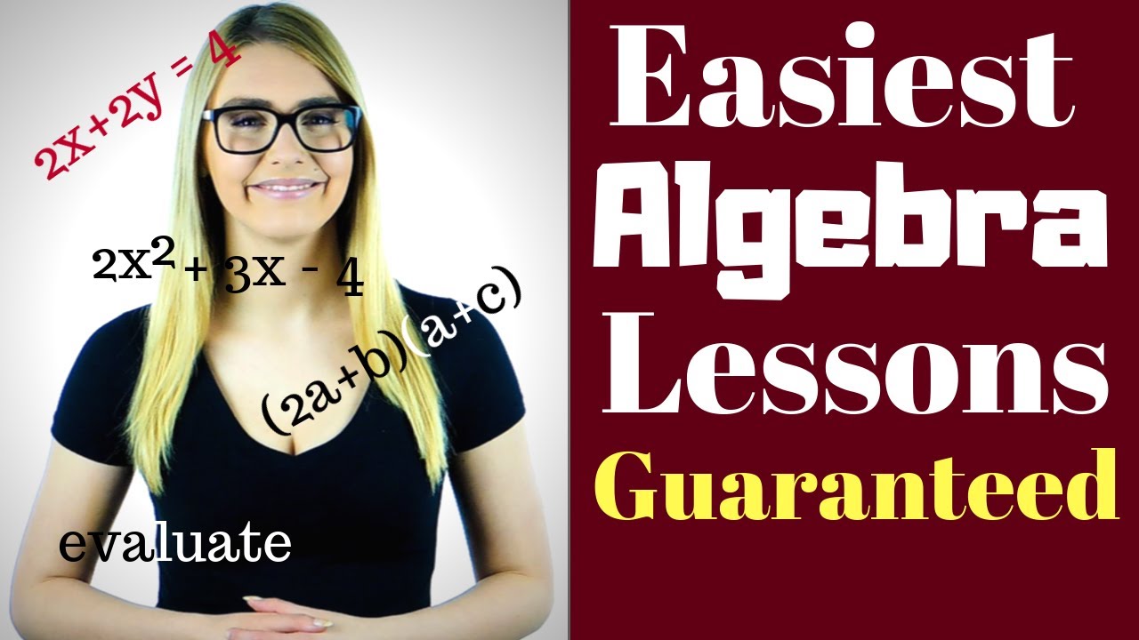 Algebra 1 Lessons for Beginners -  5 important Lessons  - Get Our Special  Offer TODAY