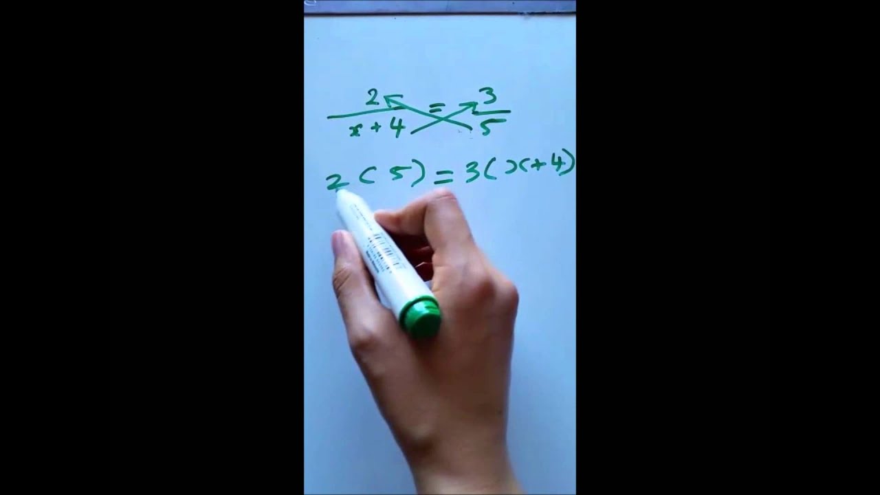 Beginners Algebra | linear equations - cross multiplication : Lesson 7| By LADYMATHS
