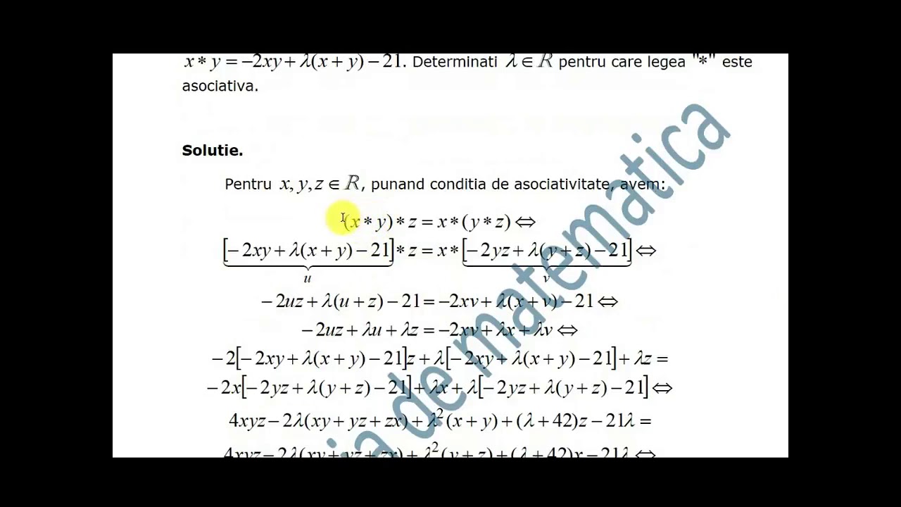 XII-Algebra-Legi de compozitie interna - Beginners level - final