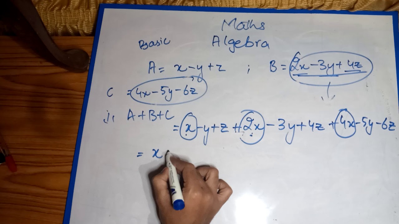 | Tutorial for Absolute Beginners | Algebra Basics | For Class 6 | Variables And Coefficients |