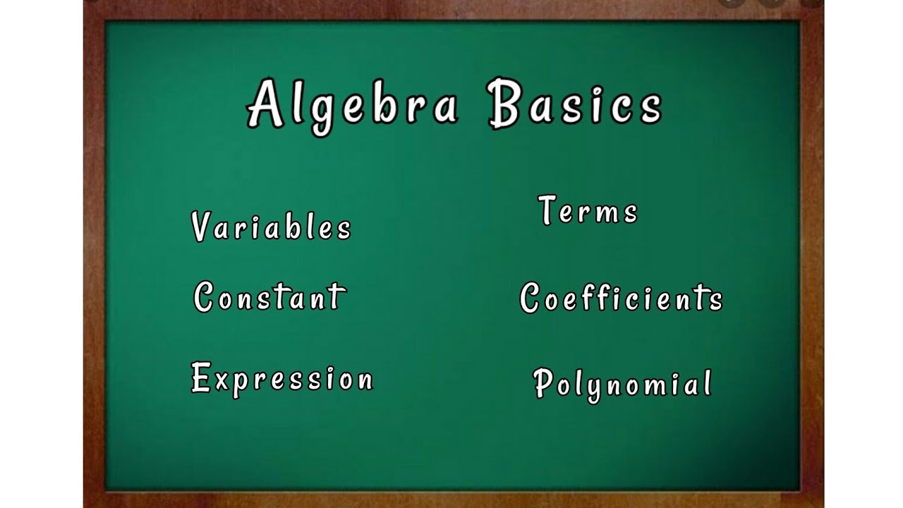 Algebra Basic in Tamil | For Beginners