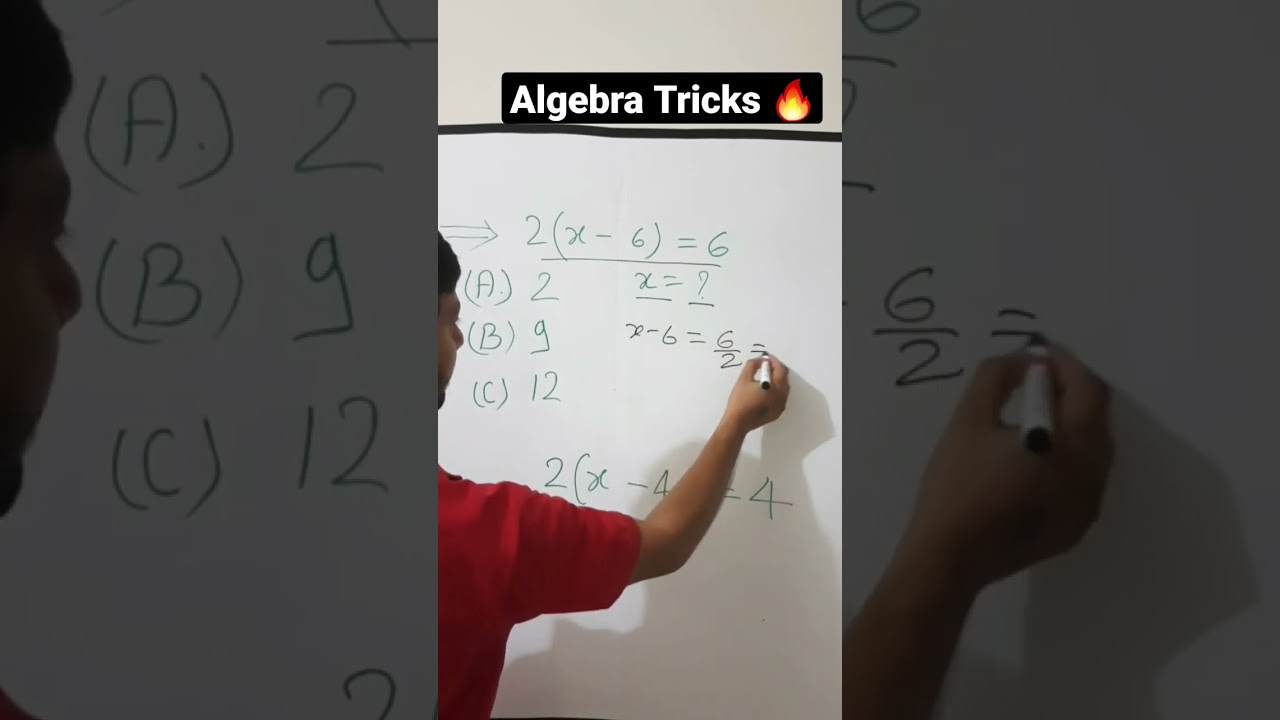 Algebra Tricks #algebra #shorts #kvclasses #youtubeshorts  @KVClasses