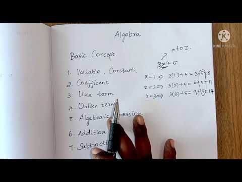algebra class 8 |basic concepts |introduction video in tamil