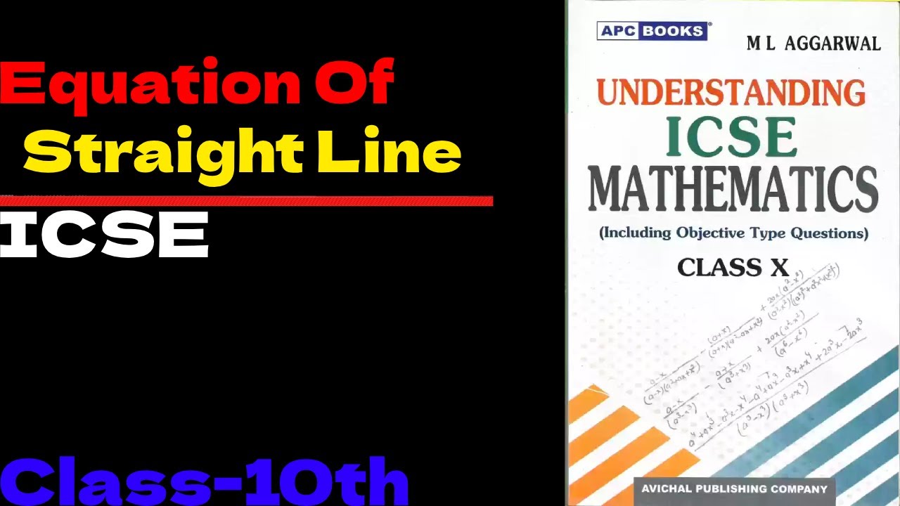"Introduction to the Equation of a Straight Line for Beginners"